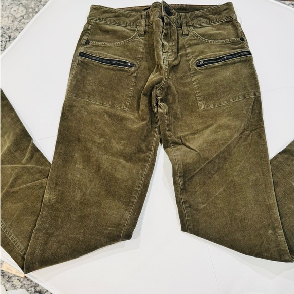 Sanctuary Olive Green Bootcut Corduroy Pants - Picture 2 of 11